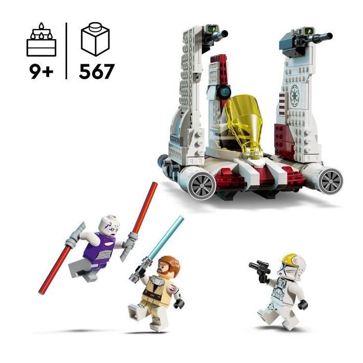 LEGO Star Wars 75432 The Clone Wars Chasseur V-19 Torrent - Jeu de Construction des 9 ans LEGO Star Wars 75432 The Clone Wars Chasseur V-19 Torrent - Jeu de Construction des 9 ans