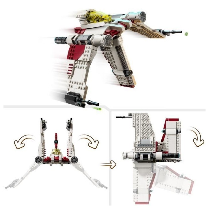 LEGO Star Wars 75432 The Clone Wars Chasseur V-19 Torrent - Jeu de Construction des 9 ans LEGO Star Wars 75432 The Clone Wars Chasseur V-19 Torrent - Jeu de Construction des 9 ans