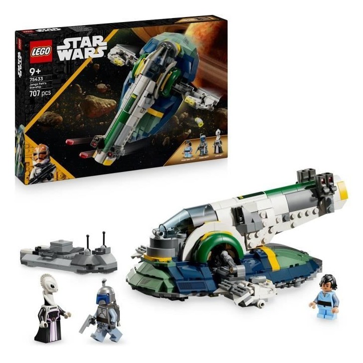 LEGO Star Wars 75433 L'Attaque des Clones Le Vaisseau de Jango Fett - Jouet des 9 ans LEGO Star Wars 75433 L'Attaque des Clones Le Vaisseau de Jango Fett - Jouet des 9 ans