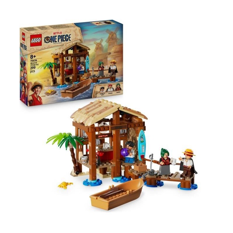 LEGO ONE PIECE 75636 Le Bar du Village de Fuchsia - Jouet de Construct LEGO ONE PIECE 75636 Le Bar du Village de Fuchsia - Jouet de Construct