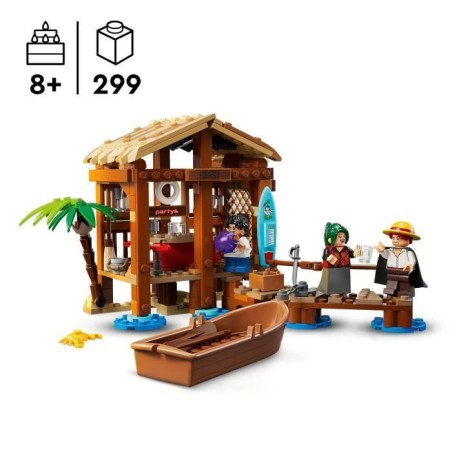 LEGO ONE PIECE 75636 Le Bar du Village de Fuchsia - Jouet de Construction enfant des 8 ans