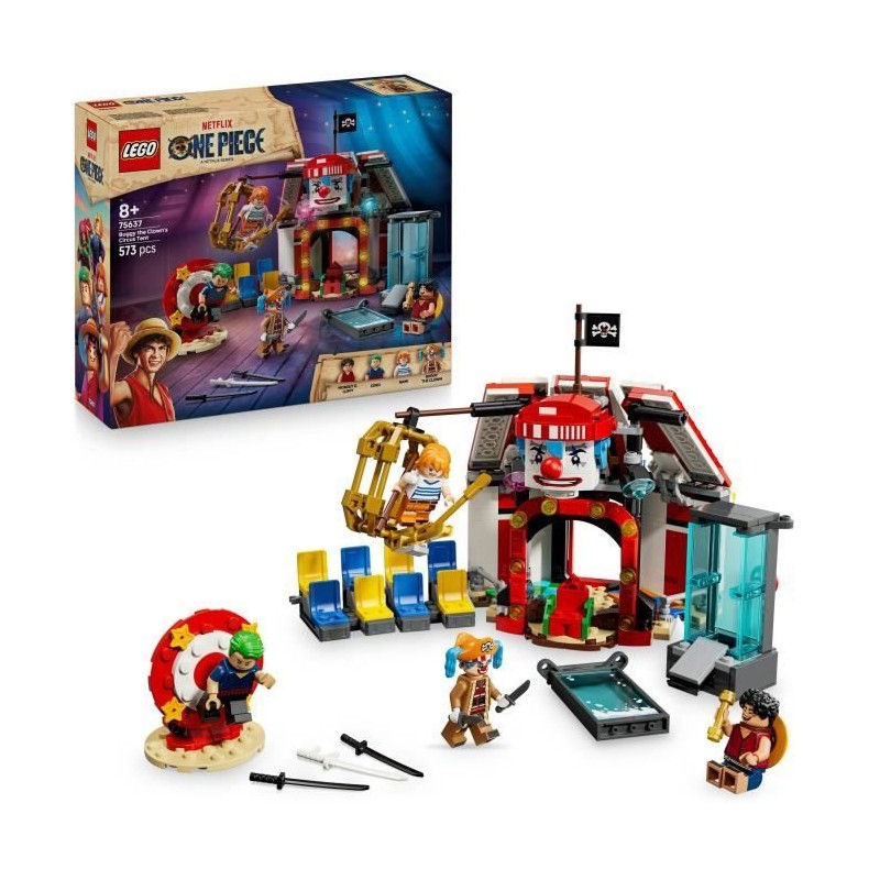 LEGO ONE PIECE 75637 Le Chapiteau de Baggy le Clown - Jeu pour enfant