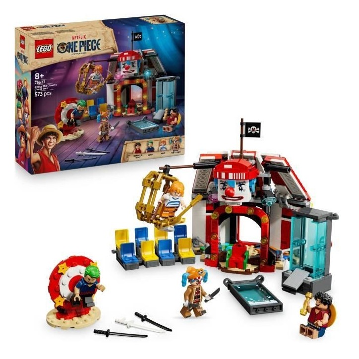 LEGO ONE PIECE 75637 Le Chapiteau de Baggy le Clown - Jeu pour enfant des 8 ans - Cadeau LEGO ONE PIECE 75637 Le Chapiteau de Baggy le Clown - Jeu pour enfant des 8 ans - Cadeau