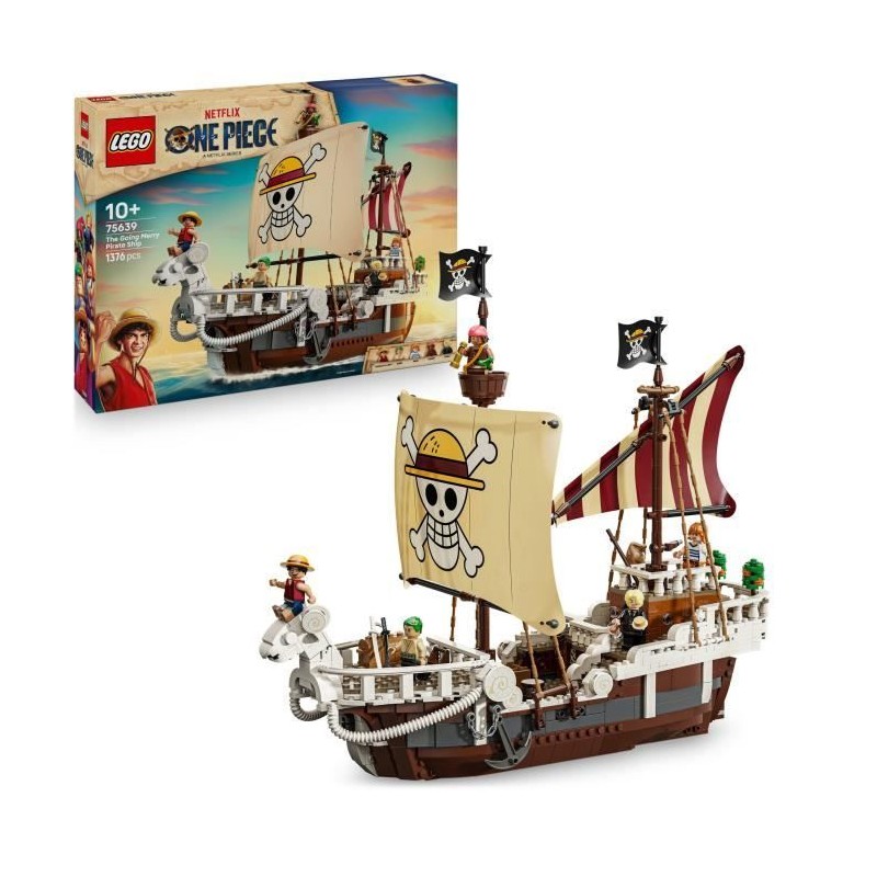 LEGO ONE PIECE 75639 Le Bateau Pirate Vogue Merry - Jeu de Constructio