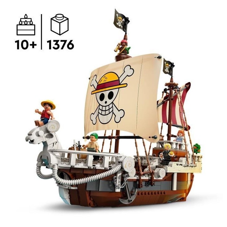 LEGO ONE PIECE 75639 Le Bateau Pirate Vogue Merry - Jeu de Construction pour enfant des 10 ans LEGO ONE PIECE 75639 Le Bateau Pirate Vogue Merry - Jeu de Construction pour enfant des 10 ans