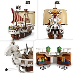 LEGO ONE PIECE 75639 Le Bateau Pirate Vogue Merry - Jeu de Constructio