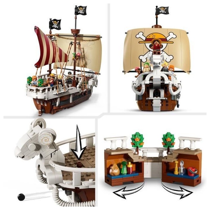 LEGO ONE PIECE 75639 Le Bateau Pirate Vogue Merry - Jeu de Construction pour enfant des 10 ans LEGO ONE PIECE 75639 Le Bateau Pirate Vogue Merry - Jeu de Construction pour enfant des 10 ans