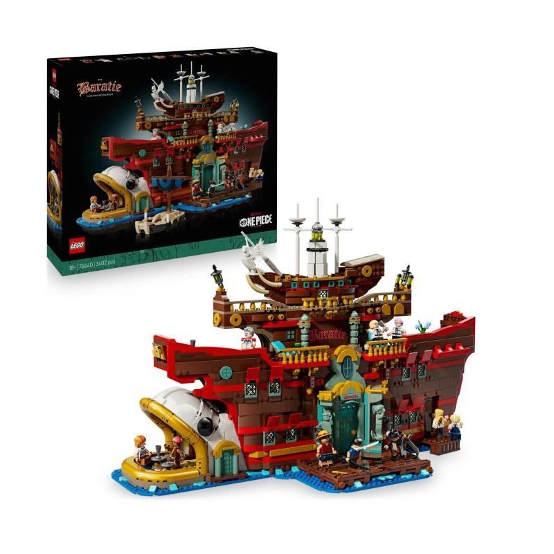 LEGO ONE PIECE 75640 Le Restaurant Flottant Baratie - Set de Construct LEGO ONE PIECE 75640 Le Restaurant Flottant Baratie - Set de Construct