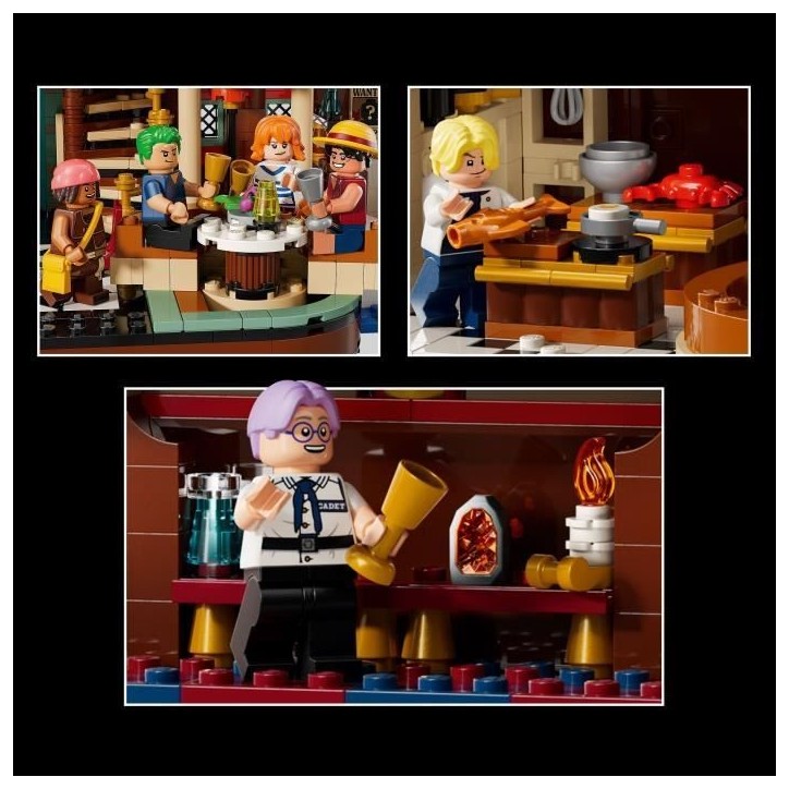 LEGO ONE PIECE 75640 Le Restaurant Flottant Baratie - Set de Construction Anime - Adulte LEGO ONE PIECE 75640 Le Restaurant Flottant Baratie - Set de Construction Anime - Adulte