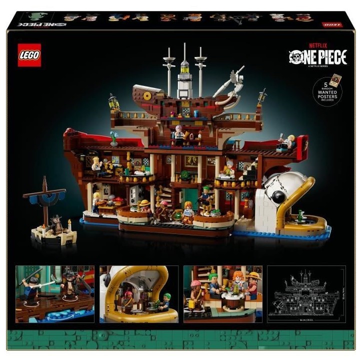 LEGO ONE PIECE 75640 Le Restaurant Flottant Baratie - Set de Construction Anime - Adulte LEGO ONE PIECE 75640 Le Restaurant Flottant Baratie - Set de Construction Anime - Adulte