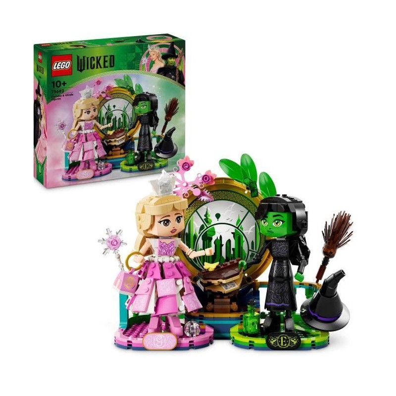 LEGO Wicked 75682 Figurines d'Elphaba et de Glinda - Jouet pour enfant LEGO Wicked 75682 Figurines d'Elphaba et de Glinda - Jouet pour enfant