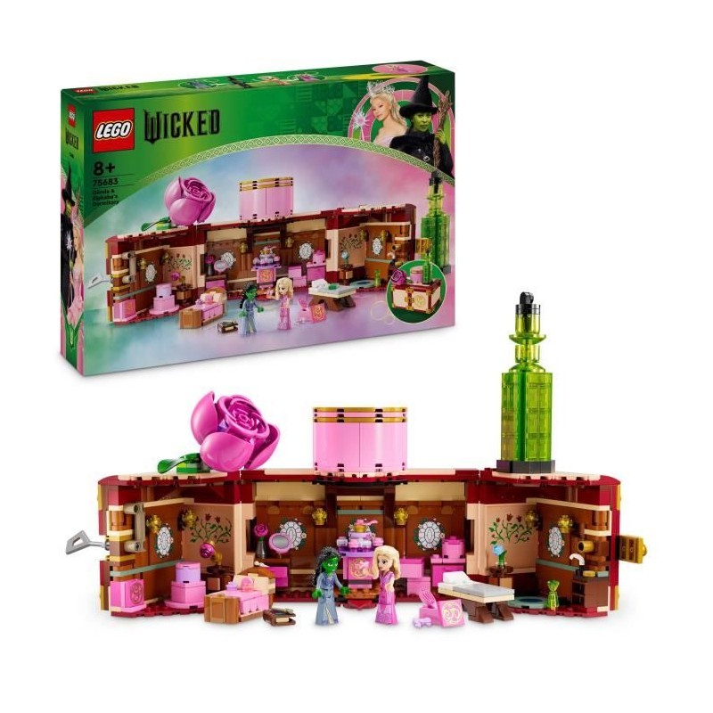 LEGO Wicked 75683 Le Dortoir de Glinda et d'Elphaba - Jouet de Constru LEGO Wicked 75683 Le Dortoir de Glinda et d'Elphaba - Jouet de Constru