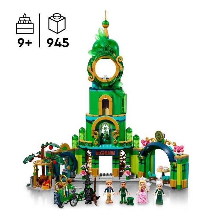 LEGO Wicked 75684 Bienvenue a Emerald City - Jouet a Collectionner avec Glinda et Elphaba LEGO Wicked 75684 Bienvenue a Emerald City - Jouet a Collectionner avec Glinda et Elphaba