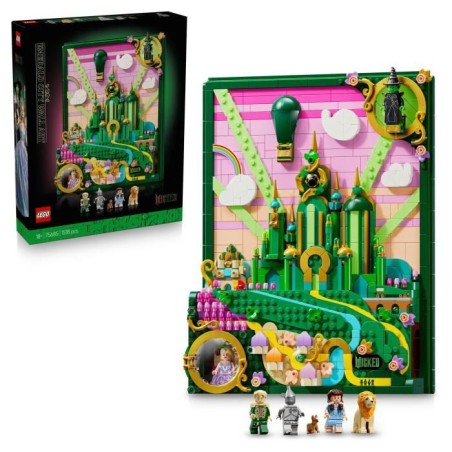 LEGO Wicked 75685 Tableau d'Emerald City - Set de Construction 3D pour
