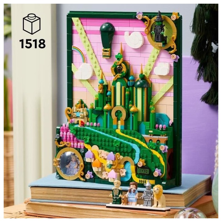 LEGO Wicked 75685 Tableau d'Emerald City - Set de Construction 3D pour Adulte - Maquette LEGO Wicked 75685 Tableau d'Emerald City - Set de Construction 3D pour Adulte - Maquette