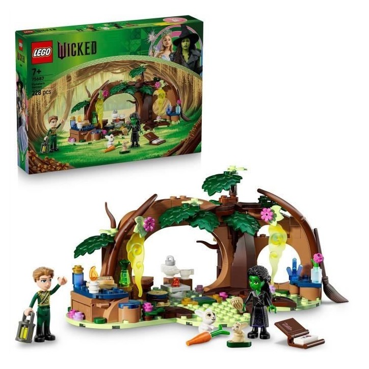 LEGO Wicked 75687 Le Repaire d'Elphaba - Jouet de Construction des 7 ans - Mini-Poupées LEGO Wicked 75687 Le Repaire d'Elphaba - Jouet de Construction des 7 ans - Mini-Poupées