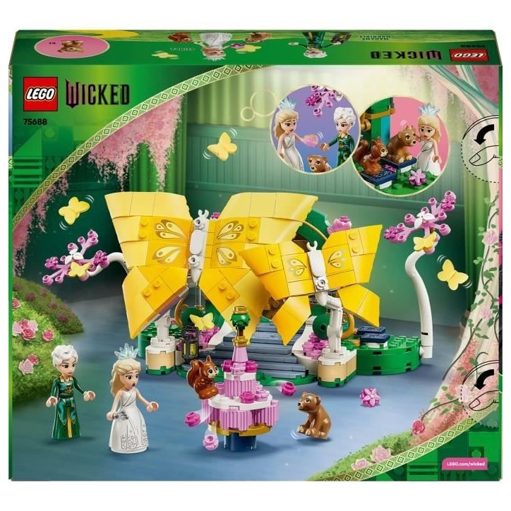 LEGO Wicked 75688 Le Mariage de Glinda - Jouet des 8 ans - Figurines de Papillons - Cadeau LEGO Wicked 75688 Le Mariage de Glinda - Jouet des 8 ans - Figurines de Papillons - Cadeau