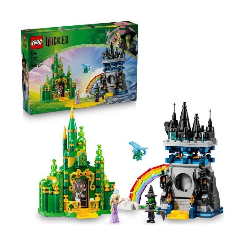 LEGO Wicked 75689 Emerald City et le Château de Kiamo Ko - Jouet de C LEGO Wicked 75689 Emerald City et le Château de Kiamo Ko - Jouet de C