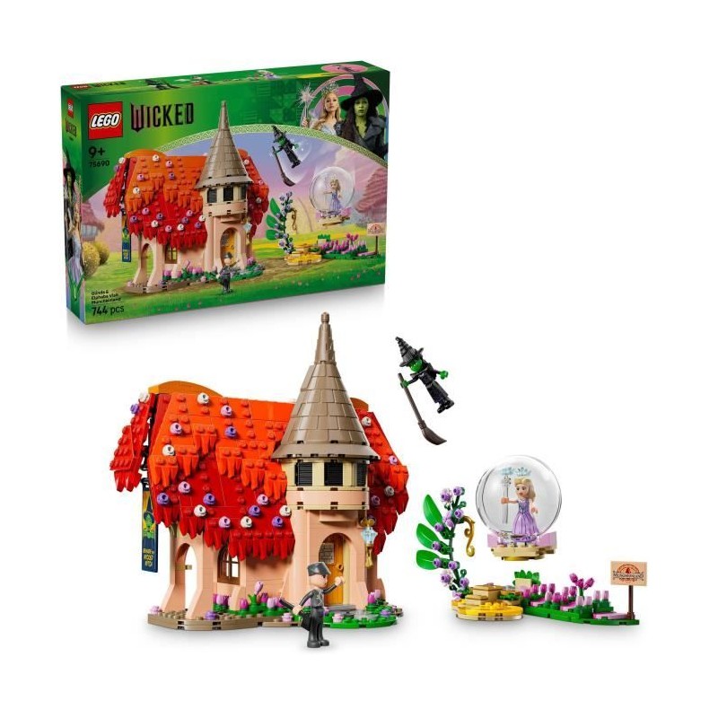 LEGO Wicked 75690 Glinda et Elphaba au Pays des Munchkins - Jeu de Con LEGO Wicked 75690 Glinda et Elphaba au Pays des Munchkins - Jeu de Con