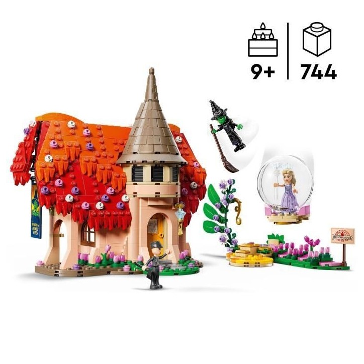 LEGO Wicked 75690 Glinda et Elphaba au Pays des Munchkins - Jeu de Construction des 9 ans LEGO Wicked 75690 Glinda et Elphaba au Pays des Munchkins - Jeu de Construction des 9 ans