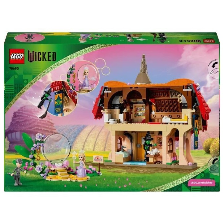 LEGO Wicked 75690 Glinda et Elphaba au Pays des Munchkins - Jeu de Construction des 9 ans LEGO Wicked 75690 Glinda et Elphaba au Pays des Munchkins - Jeu de Construction des 9 ans