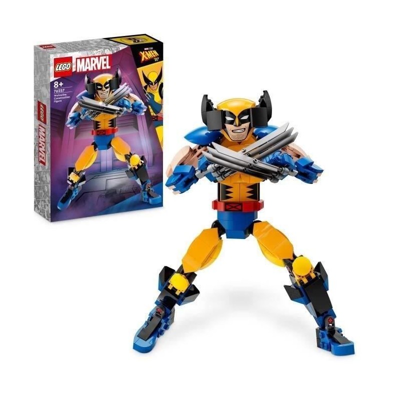 LEGO Marvel 76257 La Figurine de Wolverine avec Griffes, Jouet de Cons