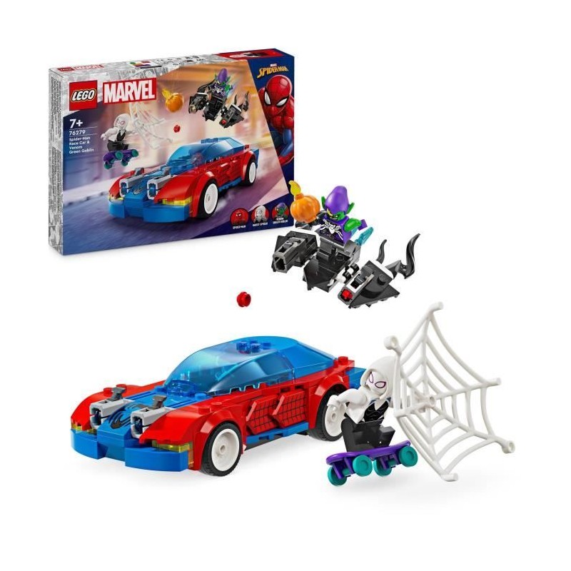 LEGO 76279 Marvel La Voiture de Course de Spider-Man contre le Bouffon LEGO 76279 Marvel La Voiture de Course de Spider-Man contre le Bouffon