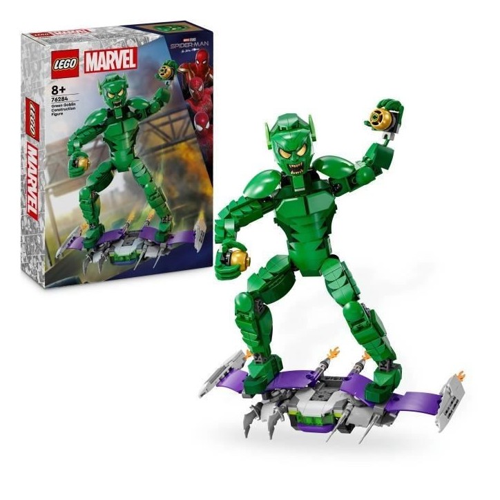 LEGO Marvel 76284 Figurine du Bouffon Vert a Construire Jouet Enfant Super-héros LEGO Marvel 76284 Figurine du Bouffon Vert a Construire Jouet Enfant Super-héros