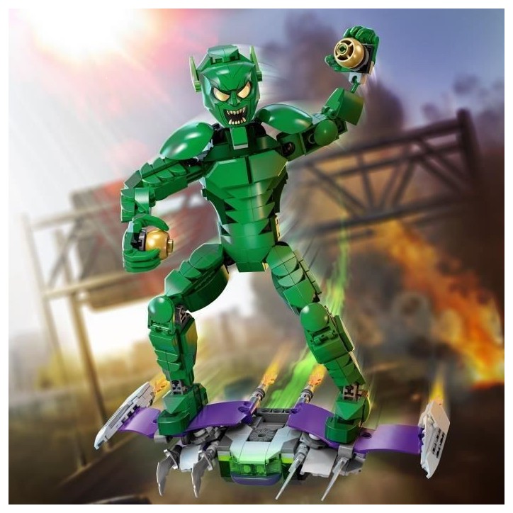 LEGO Marvel 76284 Figurine du Bouffon Vert a Construire Jouet Enfant Super-héros LEGO Marvel 76284 Figurine du Bouffon Vert a Construire Jouet Enfant Super-héros