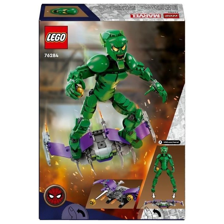 LEGO Marvel 76284 Figurine du Bouffon Vert a Construire Jouet Enfant Super-héros LEGO Marvel 76284 Figurine du Bouffon Vert a Construire Jouet Enfant Super-héros