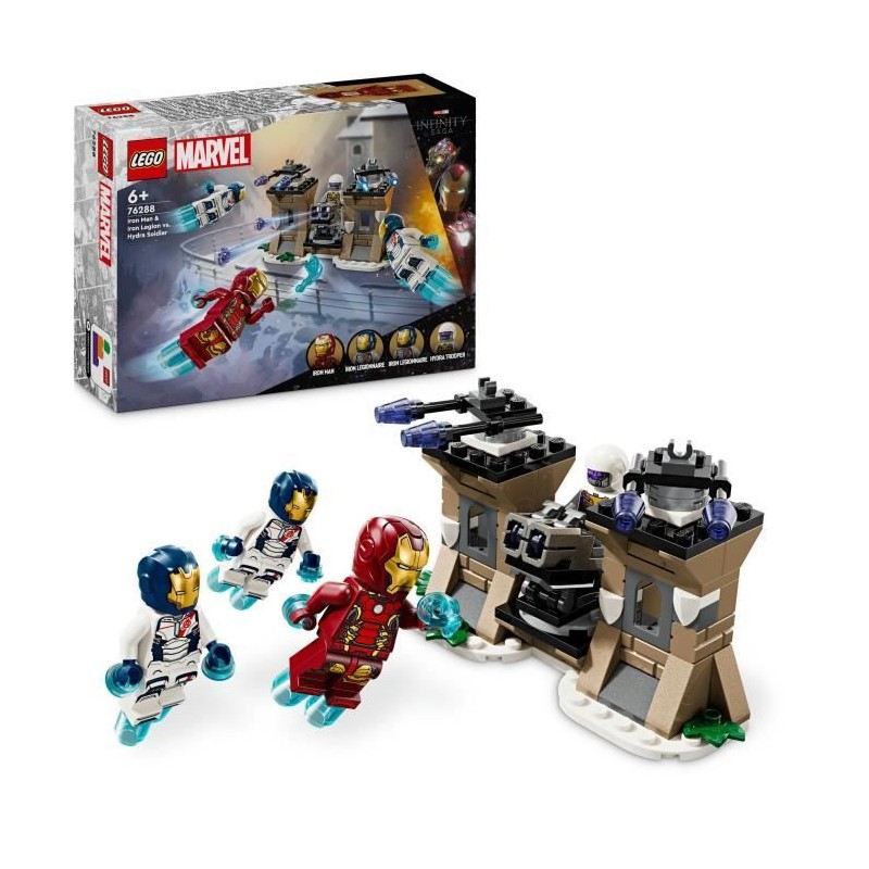 LEGO Marvel 76288 Iron Man et l'Iron Legion contre le soldat de l'Hydr LEGO Marvel 76288 Iron Man et l'Iron Legion contre le soldat de l'Hydr