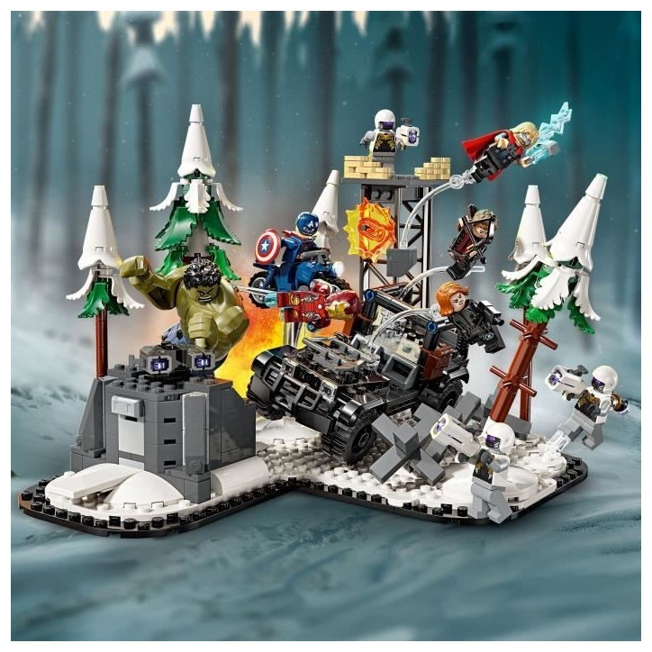 LEGO Marvel 76291 Avengers Rassemblement : L'ere d'Ultron, minifigurines de super-héros LEGO Marvel 76291 Avengers Rassemblement : L'ere d'Ultron, minifigurines de super-héros