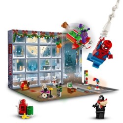 LEGO Marvel 76293 Calendrier de l'Avent Spider-Man 2024 - Cadeau Festi