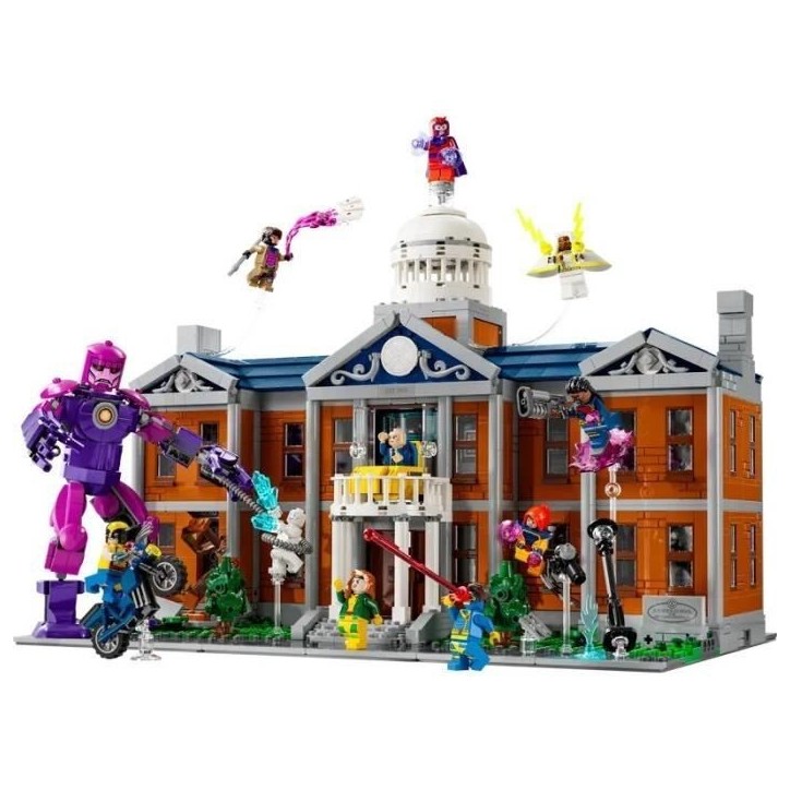 LEGO Marvel 76294 Exclu Cdiscount Les X-Men : l'institut Xavier - Cadeau d'anniversaire avec super-héros