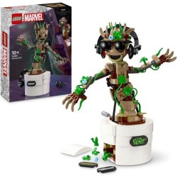 LEGO Marvel 76297 La danse de Bébé Groot, Jouet animé a construire