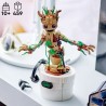 LEGO Marvel 76297 La danse de Bébé Groot, Jouet animé a construire