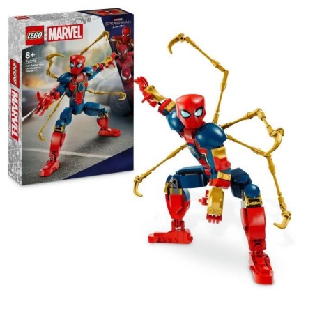 LEGO Marvel 76298 Figurine d'Iron Spider-Man a Construire Jeu de Rôle
