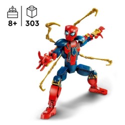 LEGO Marvel 76298 Figurine d'Iron Spider-Man a Construire Jeu de Rôle