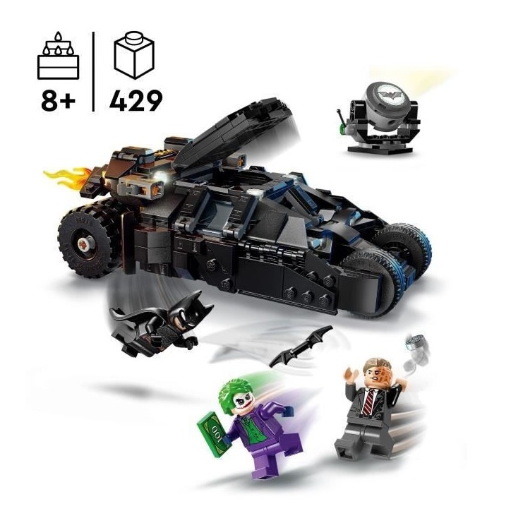 LEGO DC Batman 76303 La Batmobile Tumbler de Batman contre Double-Face et Le Joker - Jouet