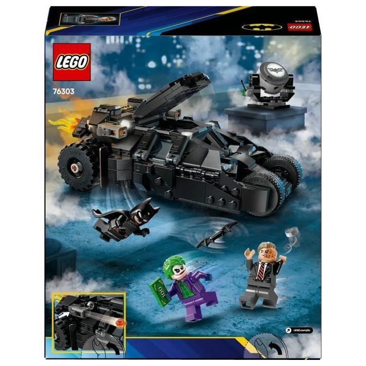 LEGO DC Batman 76303 La Batmobile Tumbler de Batman contre Double-Face et Le Joker - Jouet