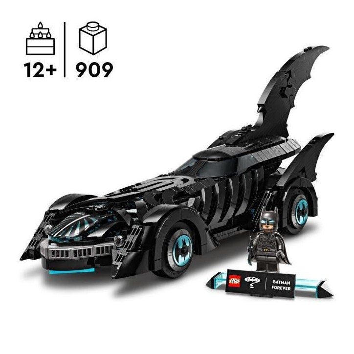 LEGO DC Batman 76304 Batmobile Batman Forever - Jeu de Construction enfant des 12 ans LEGO DC Batman 76304 Batmobile Batman Forever - Jeu de Construction enfant des 12 ans
