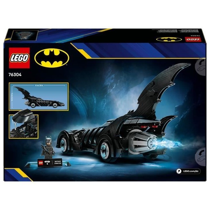 LEGO DC Batman 76304 Batmobile Batman Forever - Jeu de Construction enfant des 12 ans LEGO DC Batman 76304 Batmobile Batman Forever - Jeu de Construction enfant des 12 ans