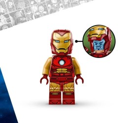 LEGO Marvel 76307 Le robot d'Iron Man contre Ultron - Jouet avec super