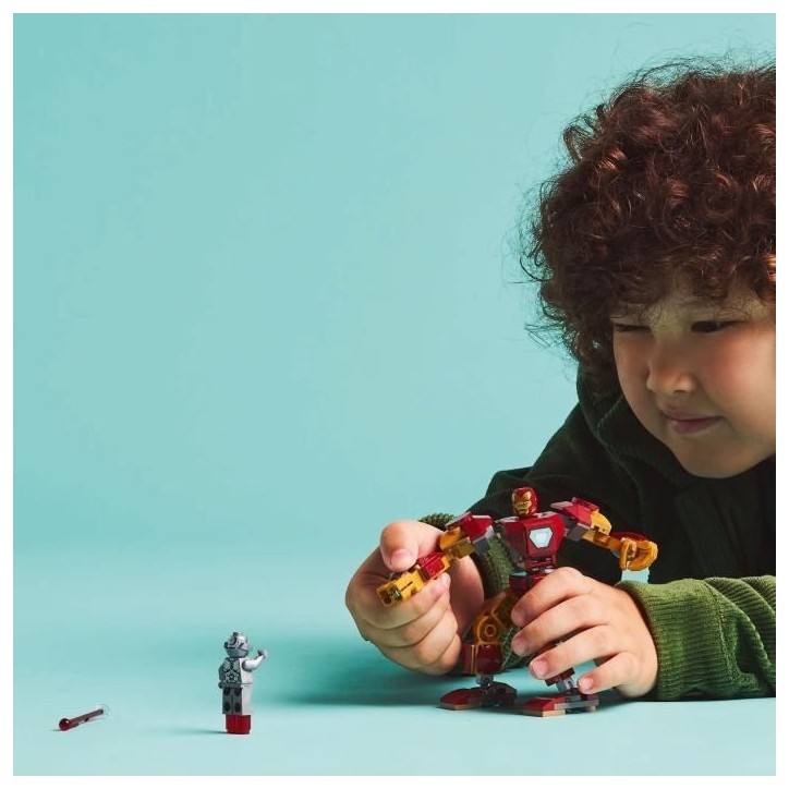 LEGO Marvel 76307 Le robot d'Iron Man contre Ultron - Jouet avec super héros des 6 ans