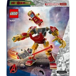 LEGO Marvel 76307 Le robot d'Iron Man contre Ultron - Jouet avec super