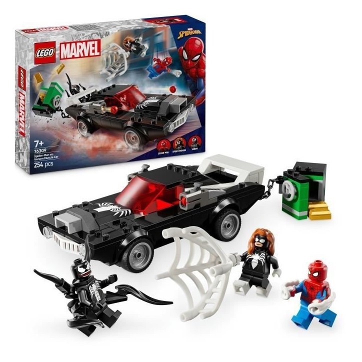 LEGO Marvel 76309 Spider-Man contre le bolide de Venom - Jouet de construction des 7 ans LEGO Marvel 76309 Spider-Man contre le bolide de Venom - Jouet de construction des 7 ans