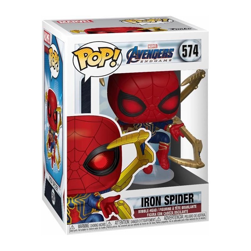 Figurine Funko Pop! Marvel : Avengers Endgame – Iron Spider – Tete Figurine Funko Pop! Marvel : Avengers Endgame – Iron Spider – Tete