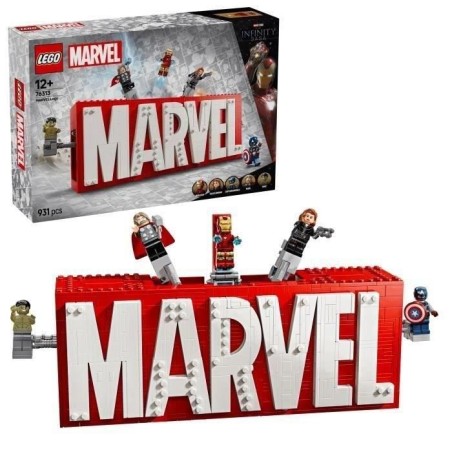 LEGO Marvel 76313 Logo MARVEL et ses super héros - Jeu de constructio