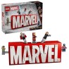 LEGO Marvel 76313 Logo MARVEL et ses super héros - Jeu de constructio
