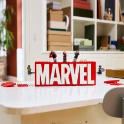 LEGO Marvel 76313 Logo MARVEL et ses super héros - Jeu de constructio